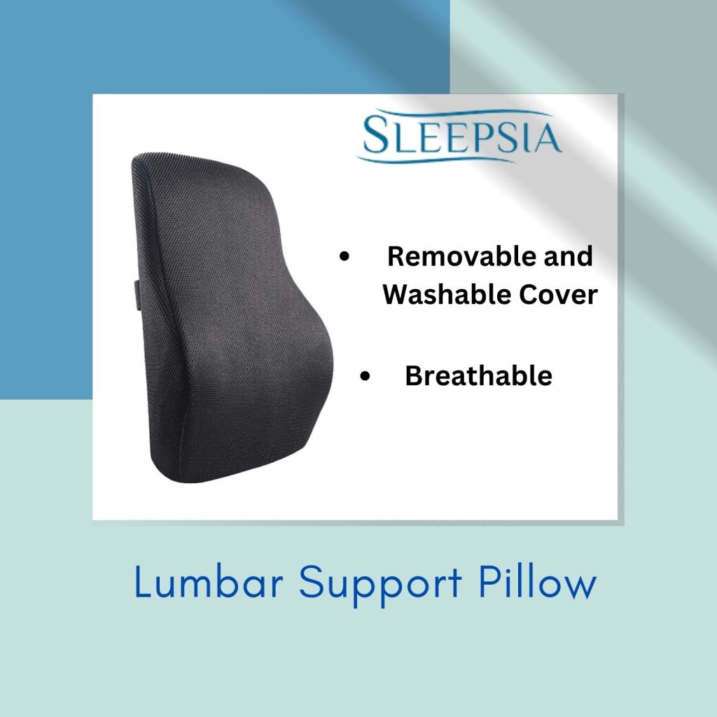 Sleepsia Chair Lumbar Pillow For Your Spine and Back&nbsp;Comfort